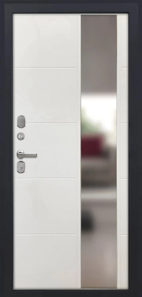 Входная дверь ДвериПРО L-43 ФЛЗ-649 капучино (зеркало) DPRO195747 внутренняя сторона