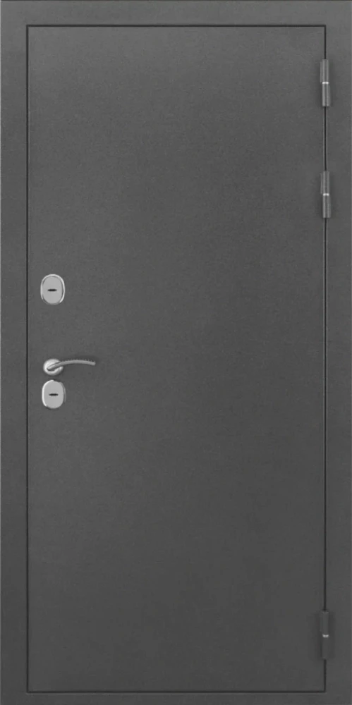 Входная дверь ДвериПРО L-Термо серебро ФЛ-790 Velutto Grigio DPRO198196 внешняя сторона