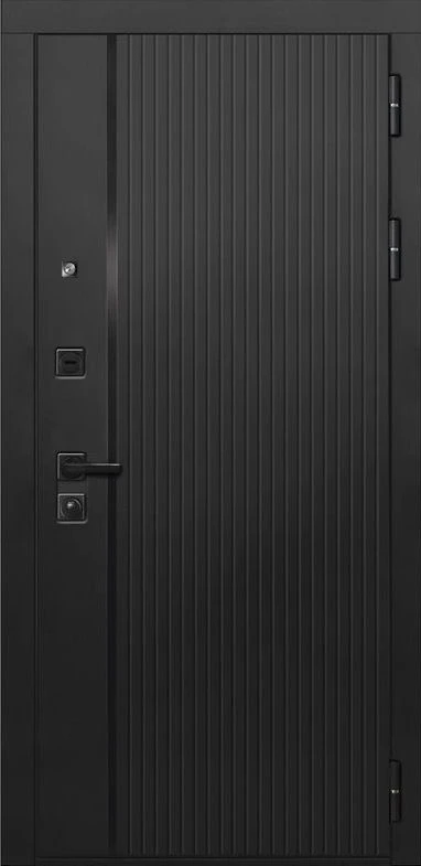 Входная дверь ДвериПРО L-45 ФЛ-701 (10мм, дуб шоколад) DPRO198032 внешняя сторона