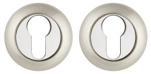 Накладка под цилиндр ET.R.JR54 (ET JR) SN/CP-3 матовый никель/хром