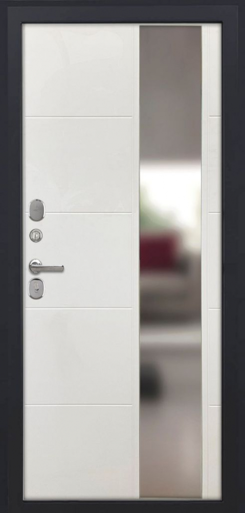 Входная дверь ДвериПРО L-3b ФЛЗ-649 капучино (зеркало) DPRO198135 внутренняя сторона